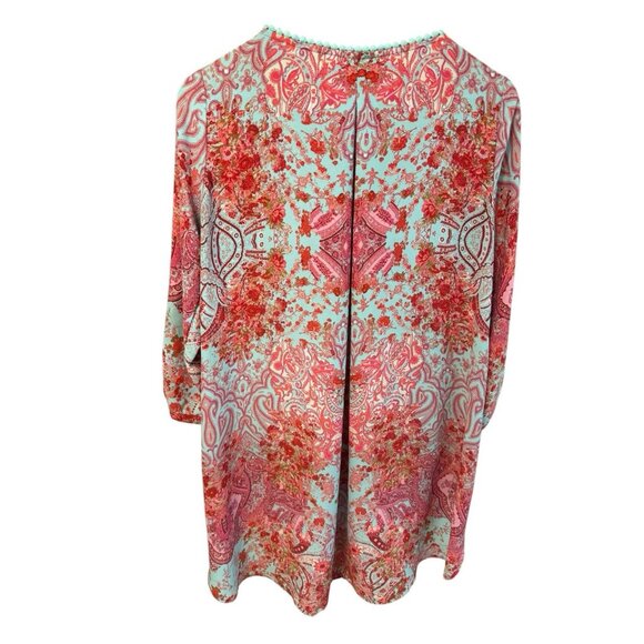 Anthropologie Uncle Frank Paisley Dress Boho Flowy Peasant Lightweight Small - Picture 8 of 8